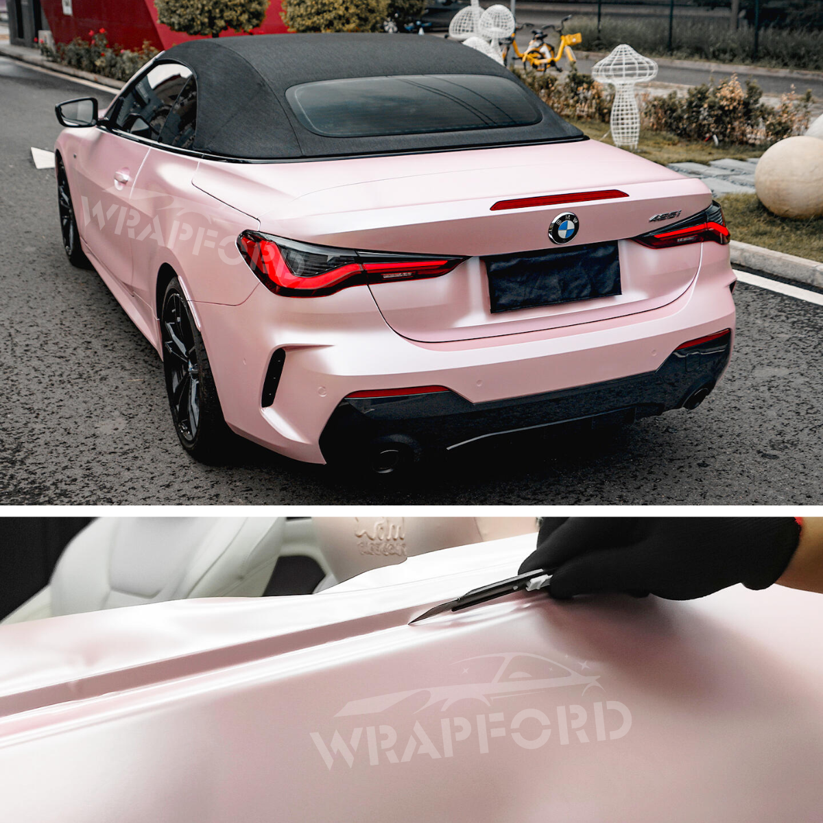 Matte Metallic Chrome Vinyl | Sakura Pink – WRAPFORD