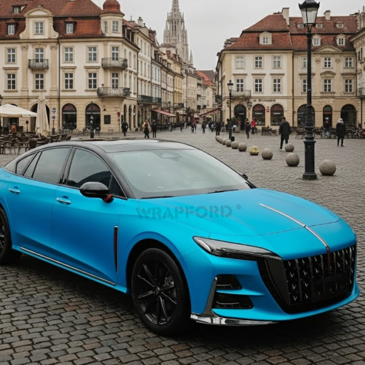 Satin Tunisian Blue Self-Healing Film