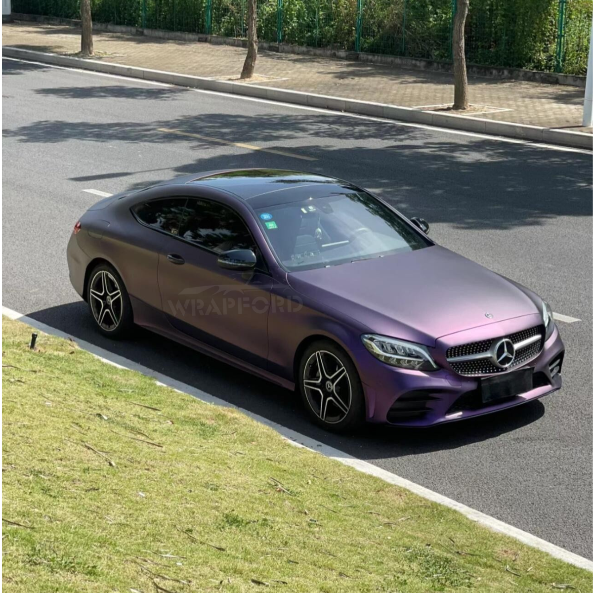 Satin Blackcurrant Purple Wrap (TPU)