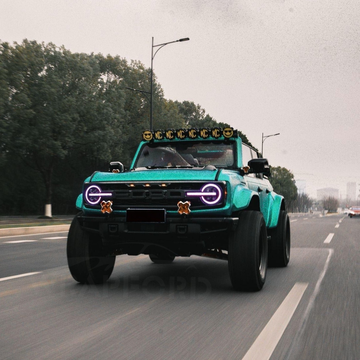 Satin Cyan Green Vinyl Car Wrap