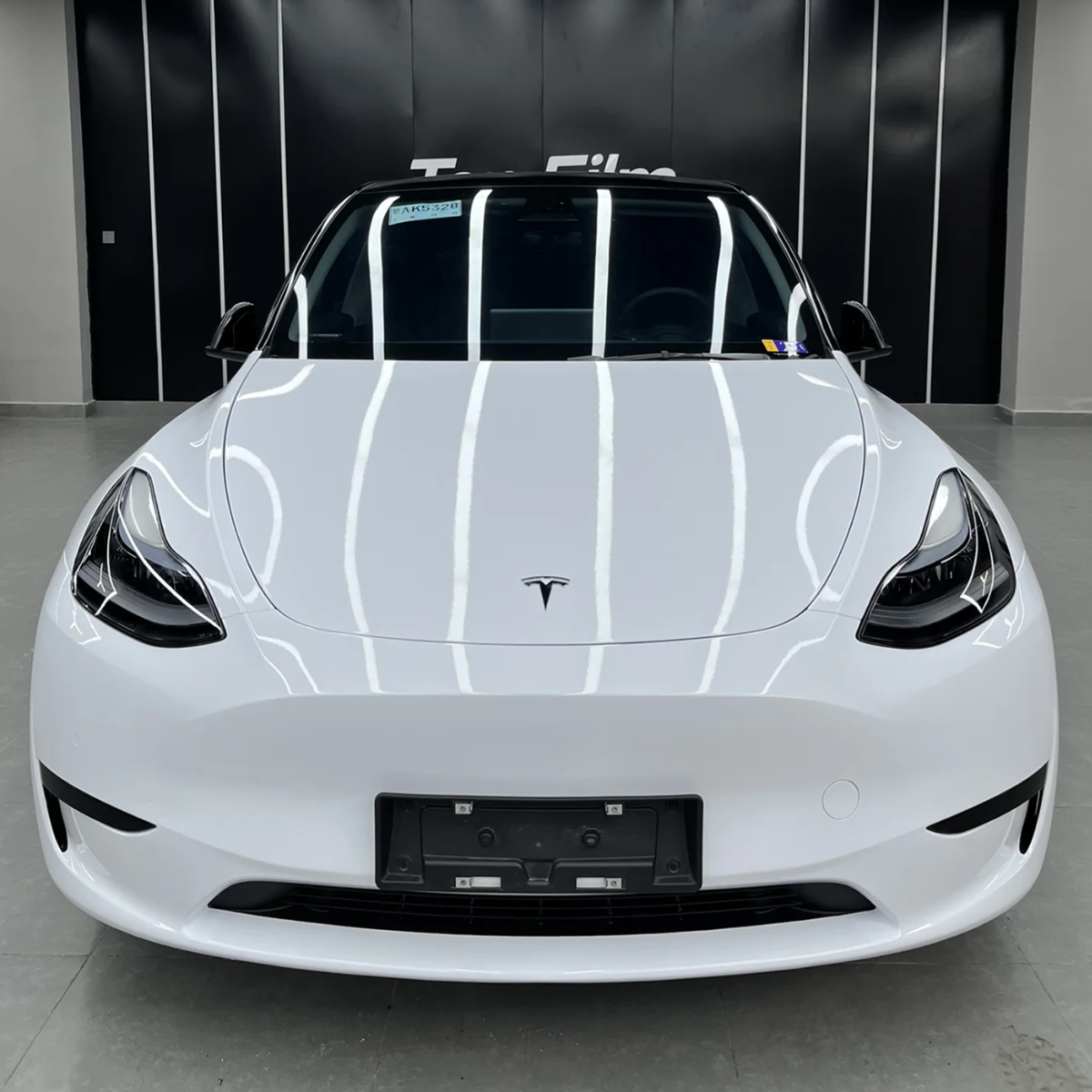 High Gloss Piano White Car Vinyl Wrap