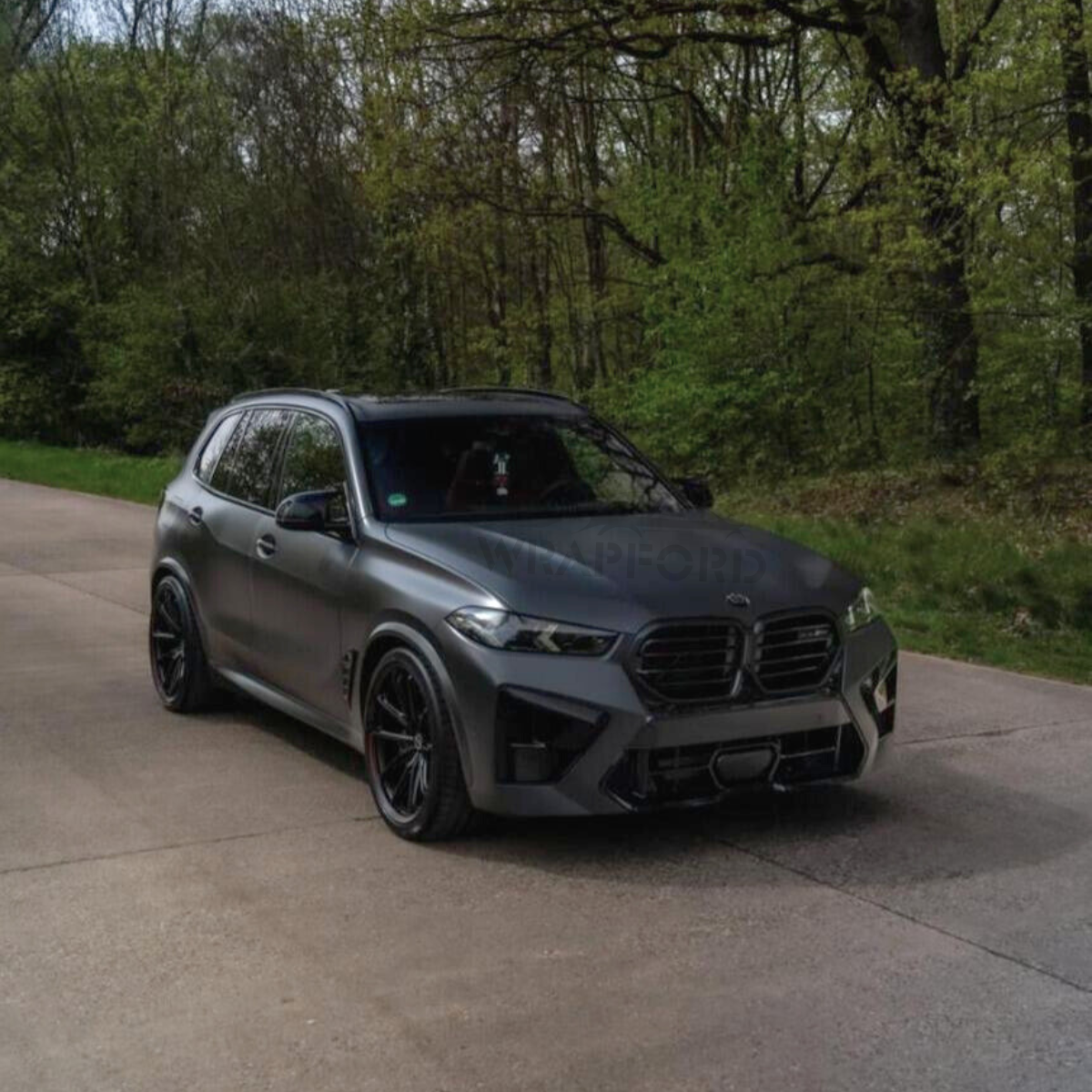 Ultramatte schwarze Vinylfolie