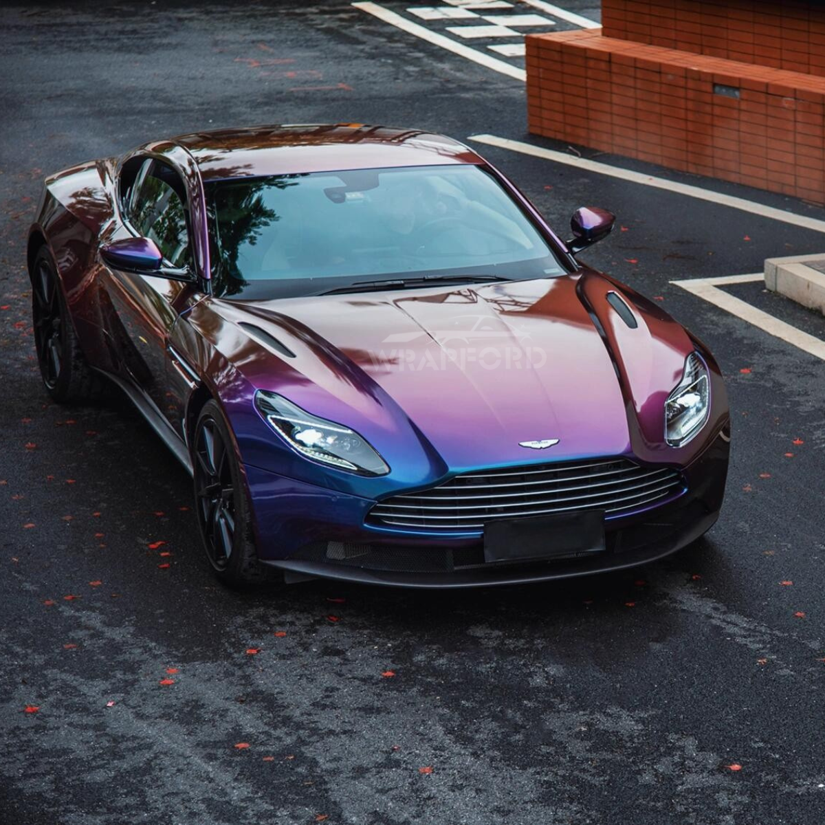 Glitter Metallic Purple Blue Vinyl Wrap
