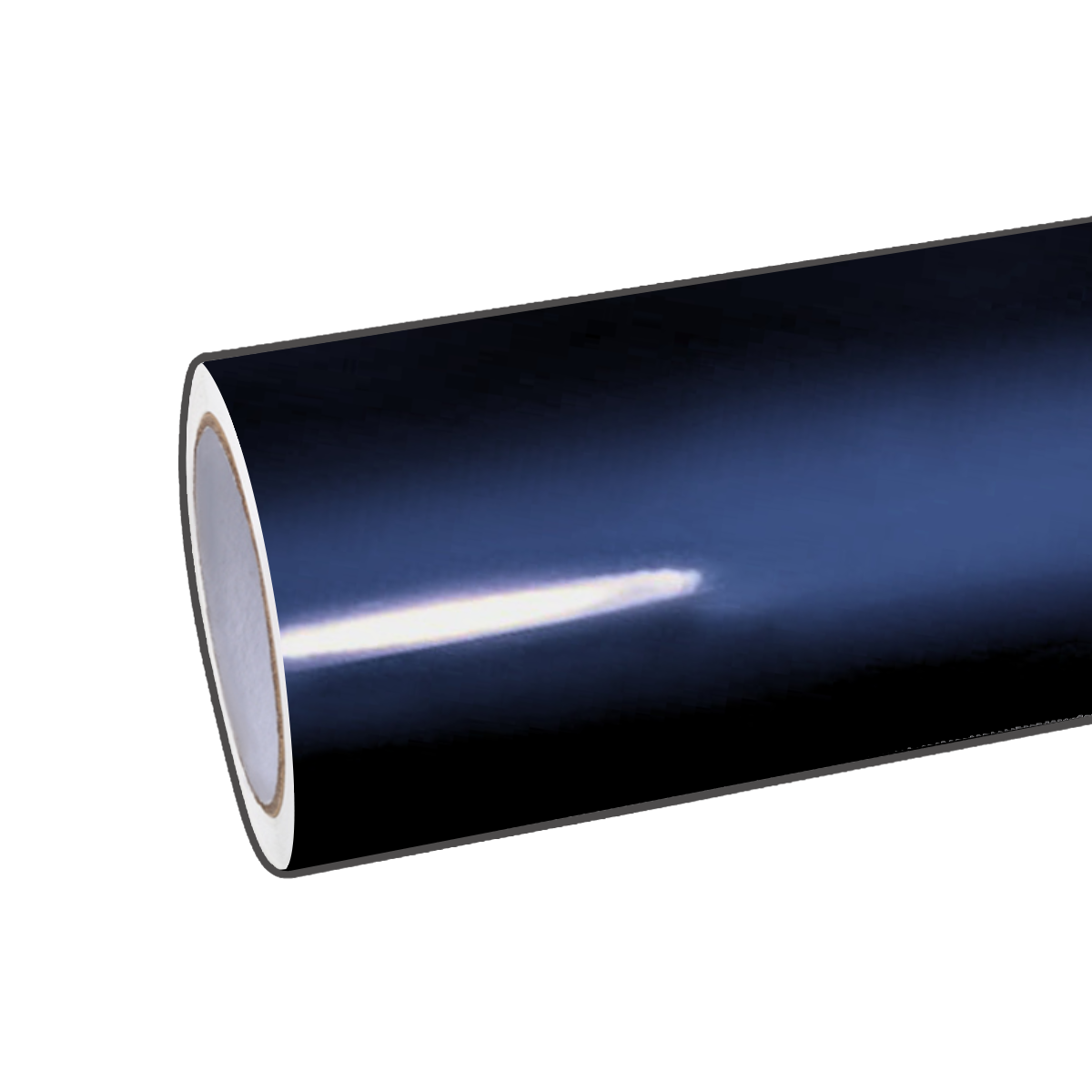 Gloss Metallic Blue Black Vinyl Wrap