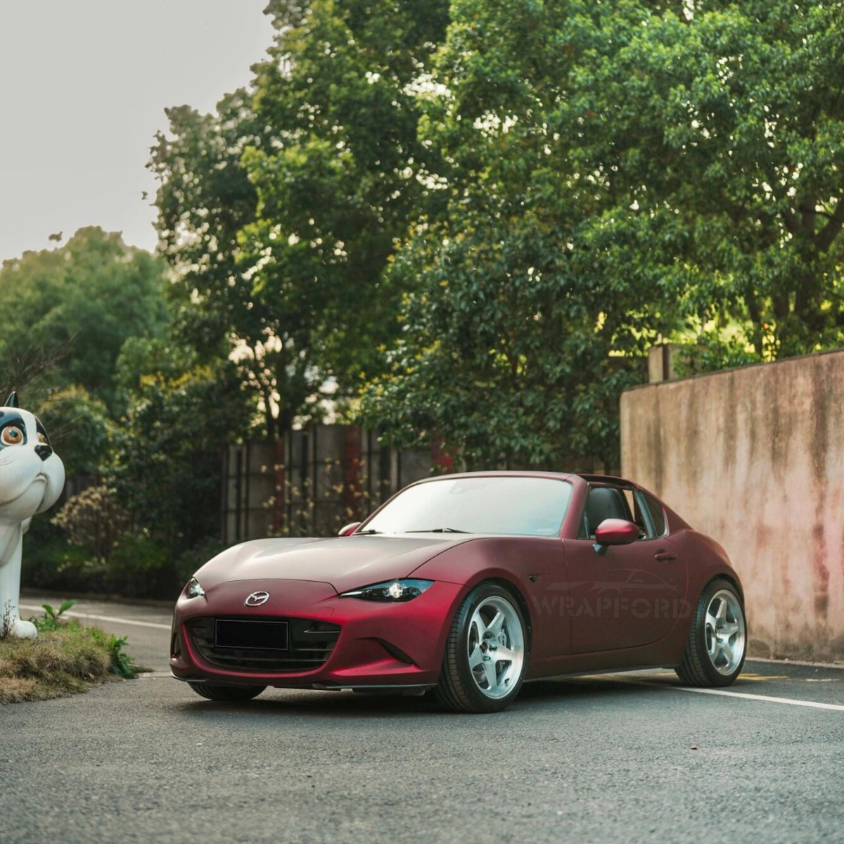 Matte Romance Red Vinyl Car Wrap