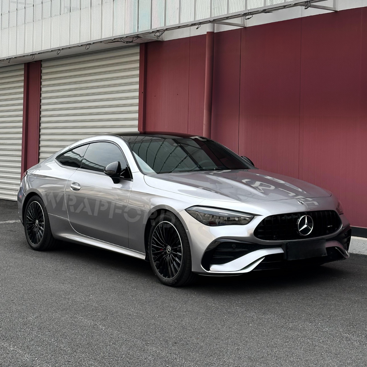 Gloss Metallic Platinum Silver Vinyl Wrap