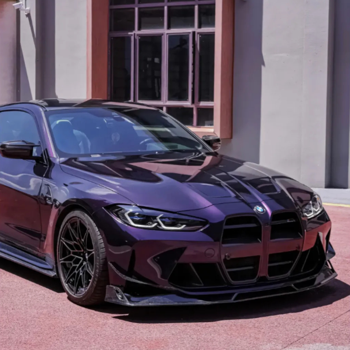 Gloss Metallic Midnight Purple Vinyl Wrap