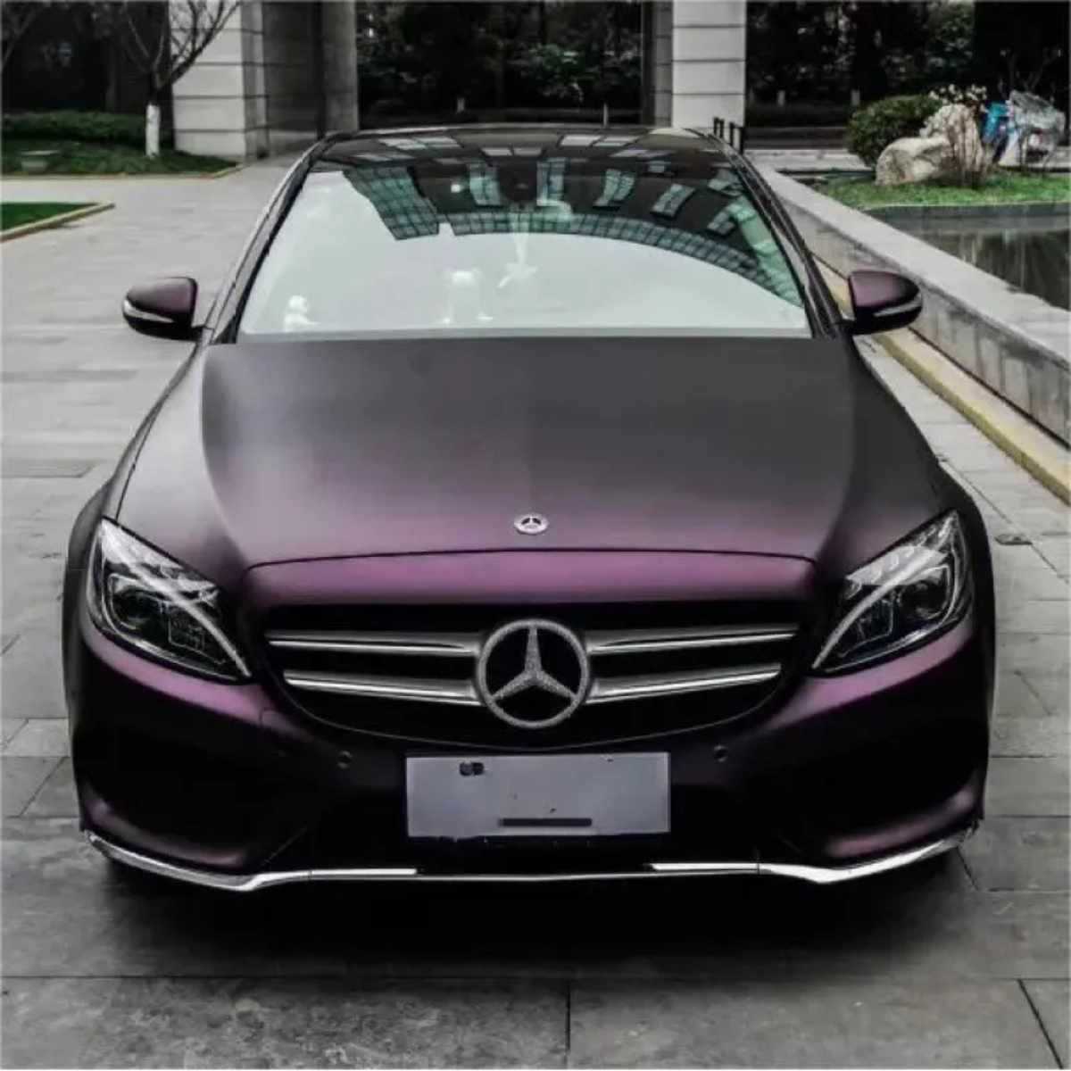 Matte Plum Purple Vinyl Car Wrap