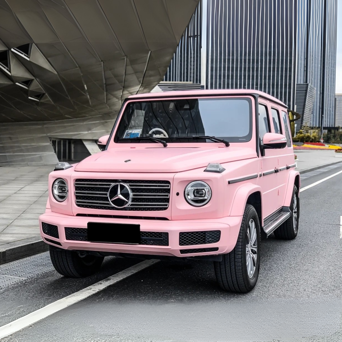 Matte Rose Pink Vinyl Car Wrap